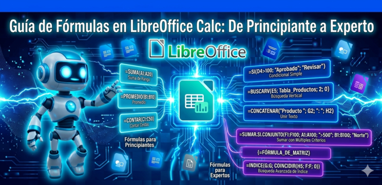 Guía de Fórmulas en LibreOffice Calc