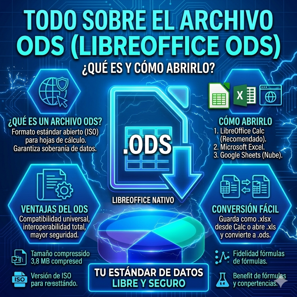 Qué es un archivo ODS y cómo abrirlo