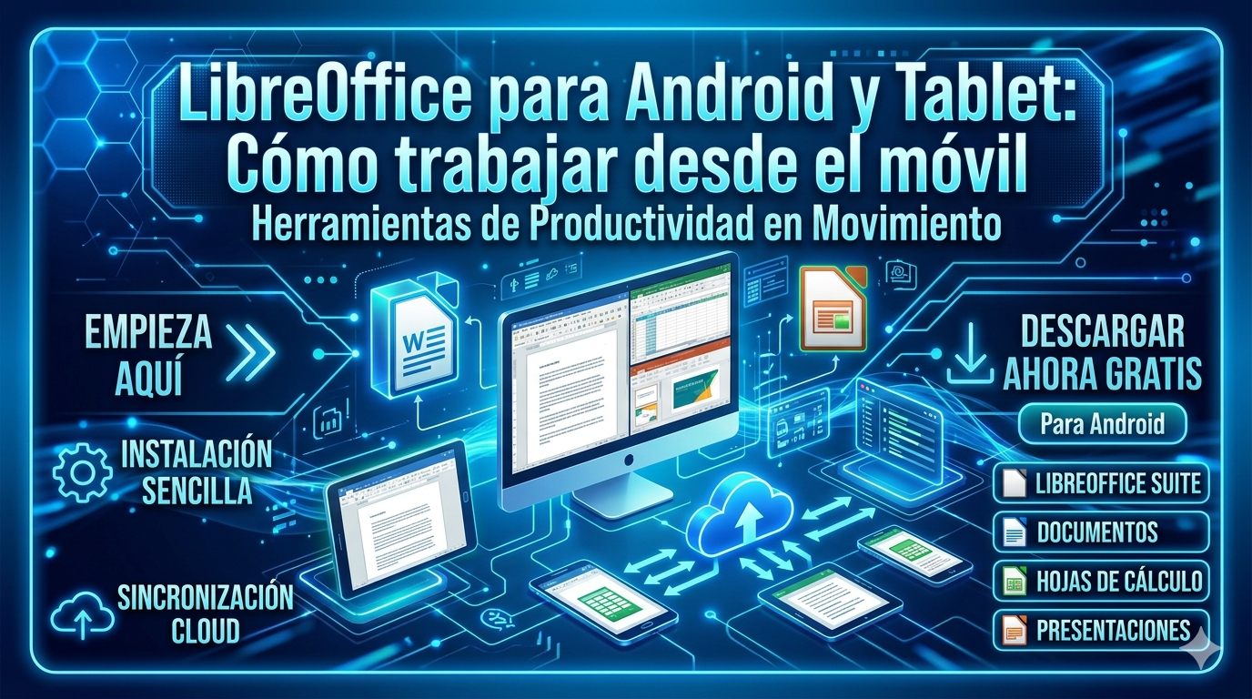 LibreOffice para Android y Tablet: Cómo trabajar desde el móvil