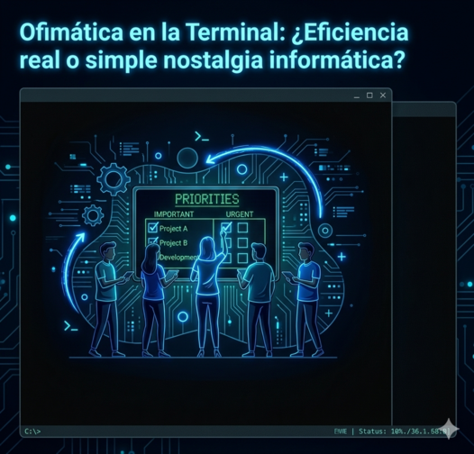 Imagen 2 del artículo: Ofimática en la Terminal: ¿Eficiencia real o simple nostalgia informática?