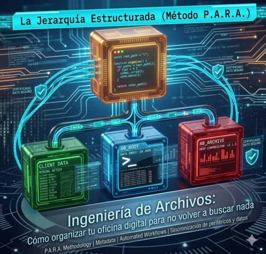 Imagen del artículo: Ingeniería de Archivos: Cómo organizar tu oficina digital para no volver a buscar nada