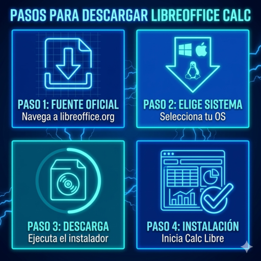 Imagen del artículo: Descargar LibreOffice Calc gratis: Guía de instalación segura