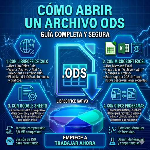 Imagen del artículo: Qué es un archivo ODS y cómo abrirlo