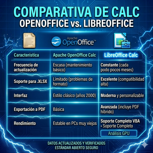 Imagen del artículo: OpenOffice vs LibreOffice Calc