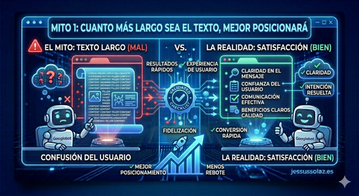 Imagen del artículo: 5 Mitos del SEO que están haciendo daño a tu web (y qué hacer en su lugar)