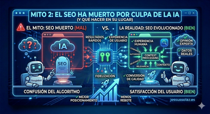 Imagen 2 del artículo: 5 Mitos del SEO que están haciendo daño a tu web (y qué hacer en su lugar)