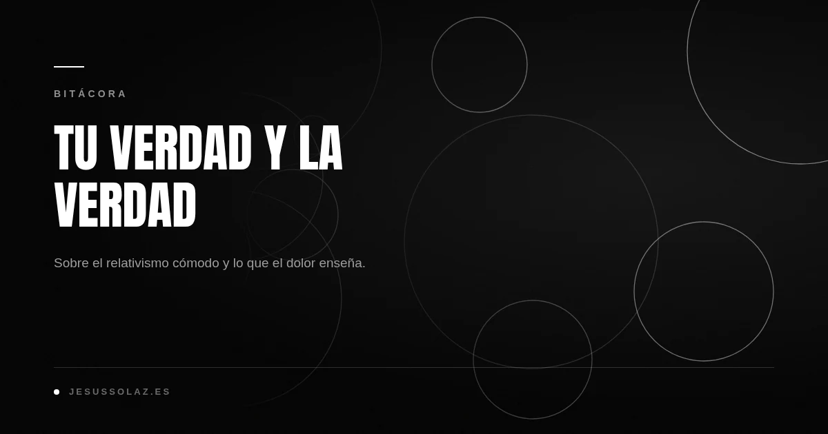 Portada del artículo Más allá de la verdad múltiple: el bien, el mal y el sufrimiento