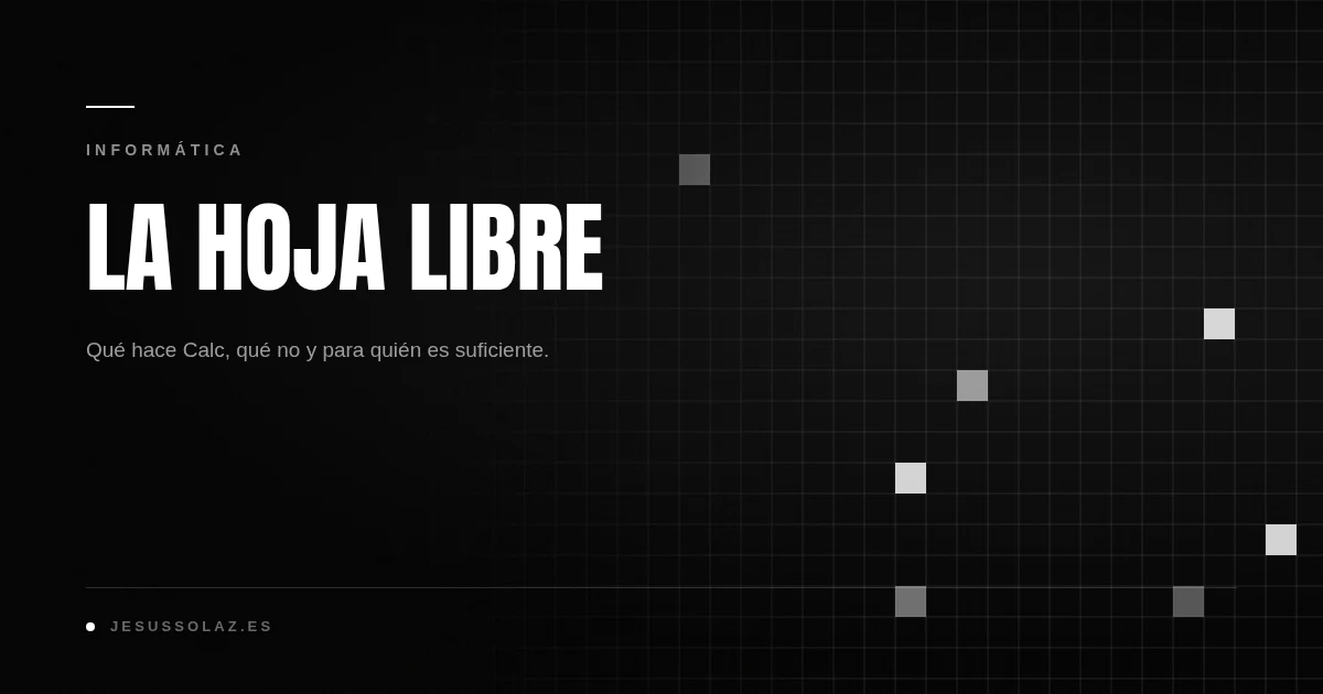 ¿Qué es LibreOffice Calc y para qué sirve?